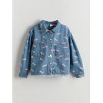 product_image_name-LC Waikiki-Barbie Printed Girl's Denim Jacket-3