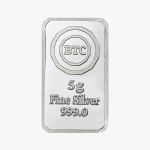 Btc بي تي سي 5جم سبيكه فضه - بي تي سي - image 3