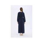 product_image_name-Defacto-Woman C Neck Regular Fit Long Sleeve Woven Dress - Navy-2