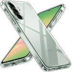 product_image_name-Generic- I فولر حافظة شفافة لهاتف سامسونج جالاكسي A56 شبكة الجيل الخامس 5G بدون اصفرار قياسي عسكري مقاوم للصدمات شفاف مقاوم للخدش جراب موبايل رفيع -1