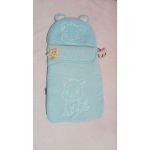 Lovely Baby بورد أطفال قطيفة حفر على شكل دوران بسوستة وميدالية ومبطن فرو من الداخل بجودة عالية ومقاس كبير 