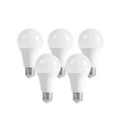 لمبة ليد 12 واط E27 ضوء اصفر دافىء ، 5 قطع اصفر دافىء, 12 واط