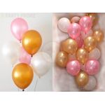 product_image_name-Generic-بالونات معدنية باللون الوردي والذهبي والأبيض 50 قطعة لتزيين عيد الميلاد أو بالونات لعيد الميلاد / بالونات معدنية-7