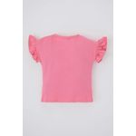 product_image_name-Defacto-Regular Fit Flower Short Sleeve T-shirt-5