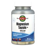 product_image_name-Kal-Magnesium Taurate 400 mg 90 Tablets containing Vitamin B6 to support health-1