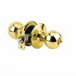Kwikset كالون فندقي امريكي اكلبس مخصص (ابواب والفيلات والشركات) مزود بمفتاحين ومقبض  وقفل امان اللون ذهبي - امريكي الصنع -ضد الصداء - ضد الكسر - اللون ثابت مدي الحياه - image 5