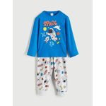 product_image_name-LC Waikiki-Crew Neck Boy's Pyjama Set-2