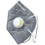product_image_name-Generic-مع فلتر هواء الكربون المنشط بصمام التنفس ،KN95 FFP2  قناع رمادي الوجه -3 قطع-3