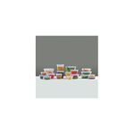 dunya High Quality Plastic Food Storage Container Set With Airtight Silicone Sealed Cover-BPA Free- (5pieces)-(400-800-1400-2300-4000 ml)-Turkey Made