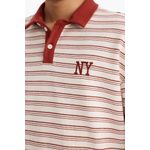 product_image_name-Defacto-سويت شيرت مطبوع مخطط بياقة بولو بقصة واسعة-2