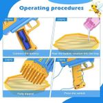 product_image_name-Generic-Bubble Machine Gun 69 Holes Colorful Lights Bubble Gun Bubble Maker Machine for Kids Adults Boys Indoor Outdoor Playing Activity Birthday Party Wedding(Blue)-5