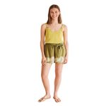 product_image_name-Women Secret-Leaf Printed Shorts-1