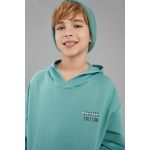 product_image_name-Defacto-Boy Hooded Oversize Fit Sweat Shirt - D.Mint-1
