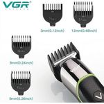 product_image_name-VGR-مقص لحية VGR V-191 الاحترافي القابل للشحن بدون سلك مع مجموعة من الأمشاط وفرشاة وكابل USB - أسود-3