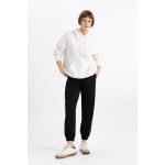 product_image_name-Defacto-Woman Jogger Fit Trousers - Black-2