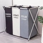 product_image_name-Generic-Laundry Basket With Stand - 3 Slots-1