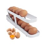 product_image_name-Generic-2-Tier Fridge Egg Tray â€“ Space-Saving Egg Organizer Holds Up to 14 Eggs, Durable Kitchen Storage Rack for Refrigerator-1