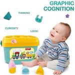 Generic First Learning & Sorting Blocks for Kids – 16 Pieces