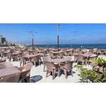 product_image_name-Generic-طقم كراسي فيرو من البلاستيك عالي الجودة 4 قطع مع ترابيزة حديقة وشرفة، اسود، البولي بروبلين-1