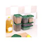 17-Piece Microwave Sealed Food Storage Box Set Green