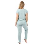 product_image_name-Zecotex- Women's Pajama Set – Soft Lounge Wear – Short Sleeve Top & Full-Length Pants-7