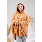 product_image_name-Generic-بلانكت "كاب"شتوي ناعم من الفليس مع غطاء رأس – تصميم مريح وأنيق - برتقالي-1