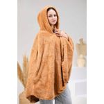 product_image_name-Generic-بلانكت "كاب"شتوي ناعم من الفليس مع غطاء رأس – تصميم مريح وأنيق - برتقالي-2