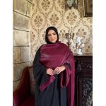 product_image_name-Generic-Black and Burgundy Kaftan for women-3