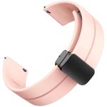 product_image_name-Generic-سوار سيليكون مع مشبك قابل للطي مغناطيسي لساعة Amazfit GTS 4 ميني - Bip 3 - GTS 2 ميني - Amazfit GTS 2-Amazfit GTS 4 - ساعة ذكية، أحزمة سيليكون سريعة الفك للنساء والرجال (وردي)-1