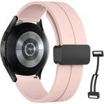 product_image_name-Generic-سوار سيليكون مع مشبك قابل للطي مغناطيسي لساعة Amazfit GTS 4 ميني - Bip 3 - GTS 2 ميني - Amazfit GTS 2-Amazfit GTS 4 - ساعة ذكية، أحزمة سيليكون سريعة الفك للنساء والرجال (وردي)-2