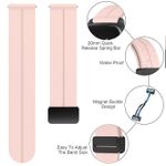 product_image_name-Generic-سوار سيليكون مع مشبك قابل للطي مغناطيسي لساعة Amazfit GTS 4 ميني - Bip 3 - GTS 2 ميني - Amazfit GTS 2-Amazfit GTS 4 - ساعة ذكية، أحزمة سيليكون سريعة الفك للنساء والرجال (وردي)-3