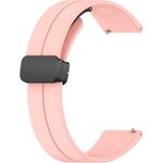 product_image_name-Generic-سوار سيليكون مع مشبك قابل للطي مغناطيسي لساعة Amazfit GTS 4 ميني - Bip 3 - GTS 2 ميني - Amazfit GTS 2-Amazfit GTS 4 - ساعة ذكية، أحزمة سيليكون سريعة الفك للنساء والرجال (وردي)-4
