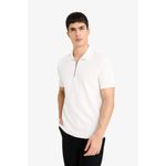 product_image_name-Defacto-تيشيرت بولو قصة عادية بليسيه بياقة نص سوسته-3