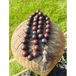 سبحة حجر الدم الطبيعية الأصلية