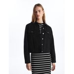 product_image_name-LC Waikiki-Collared Neck Women's Denim Jacket-1