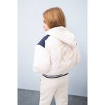 product_image_name-Defacto-Girl Hooded Oversize Fit Mont - Ecru-4