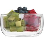 product_image_name-Generic-وعاء زجاجي شفاف مقاوم للحرارة بجدار مزدوج لسلطة الفواكه والايس كريم - (350 مل)-3