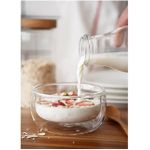 product_image_name-Generic-وعاء زجاجي شفاف مقاوم للحرارة بجدار مزدوج لسلطة الفواكه والايس كريم - (350 مل)-5