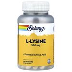 product_image_name-Solaray-L Lysine 500 mg, 120 Vegetarian Capsules-1