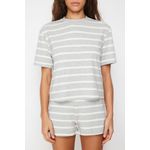 product_image_name-Trendyol-Gray Striped Silvery Knitted Pajamas Set THMSS24PT00061-4