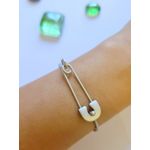 product_image_name-Generic-اسورة دبوس الأمان ستانليس ستيل فضي مطفي-1