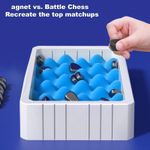 product_image_name-Generic-Magnetic Chess Board - Battle Chess with Magnetic, Pack of 20 Chess Game Magnetic, Travel Chess Magnetic, Puzzle Checkers Game, Portable Chessboard Party for Family Reunions-2