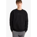 product_image_name-Defacto-Man Crew Neck Boxy Fit Sweat Shirt - Black-1