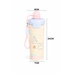 product_image_name-Generic-ML 650زجاجة مياه حرارية للأطفال  والكبار بتصميم الجرو اللطيف – مع حزام سيليكون للحمل-2