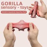 product_image_name-Generic-لعبة سكويشي على شكل قرد – ألعاب ضغط مرنة مليئة بالرمل – تأتي بألوان متنوعة جذابة – مناسبة للأطفال والكبار لتخفيف التوتر، اللعب الحسي، والهدايا في الحفلات – كرة ضغط مرنة بشكل قرد للاسترخاء والمرح-1