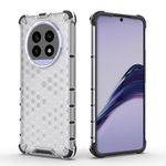product_image_name-Generic-Case For Realme 13 Pro Plus 5G  , -   Brushed Dual Protective Shockproof Case - With Ultra Protection For Camera - Black Edges Transparent Beehive Back-1