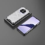 product_image_name-Generic-Case For Realme 13 Pro Plus 5G  , -   Brushed Dual Protective Shockproof Case - With Ultra Protection For Camera - Black Edges Transparent Beehive Back-6