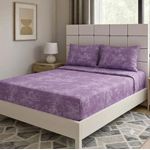 4-Piece Fitted Bed Sheet Set (Large,160 cm)