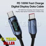 product_image_name-Gerlax-كابل شحن سريع Gerlax 100 واط مع شاشة لعرض سعة الشحن من نوع C إلى نوع C-2