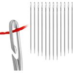 product_image_name-Generic-حزمة من إبر الخياطة الذاتية، 26 قطعة (فضي، مجموعة إبر ذات 3 أحجام مختلفة)-1